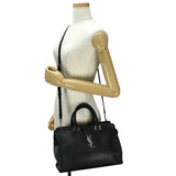Saint Laurent- Small Cabas Handbag 2way Monogram Black