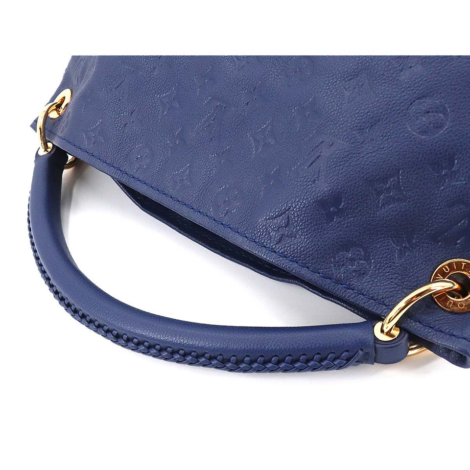 Louis Vuitton Monogram Implant Artsy MM Shoulder Bag Leather