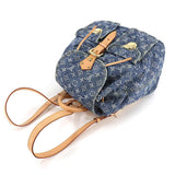 Louis Vuitton Monogram Denim Sac GM Backpack Rucksack Blue