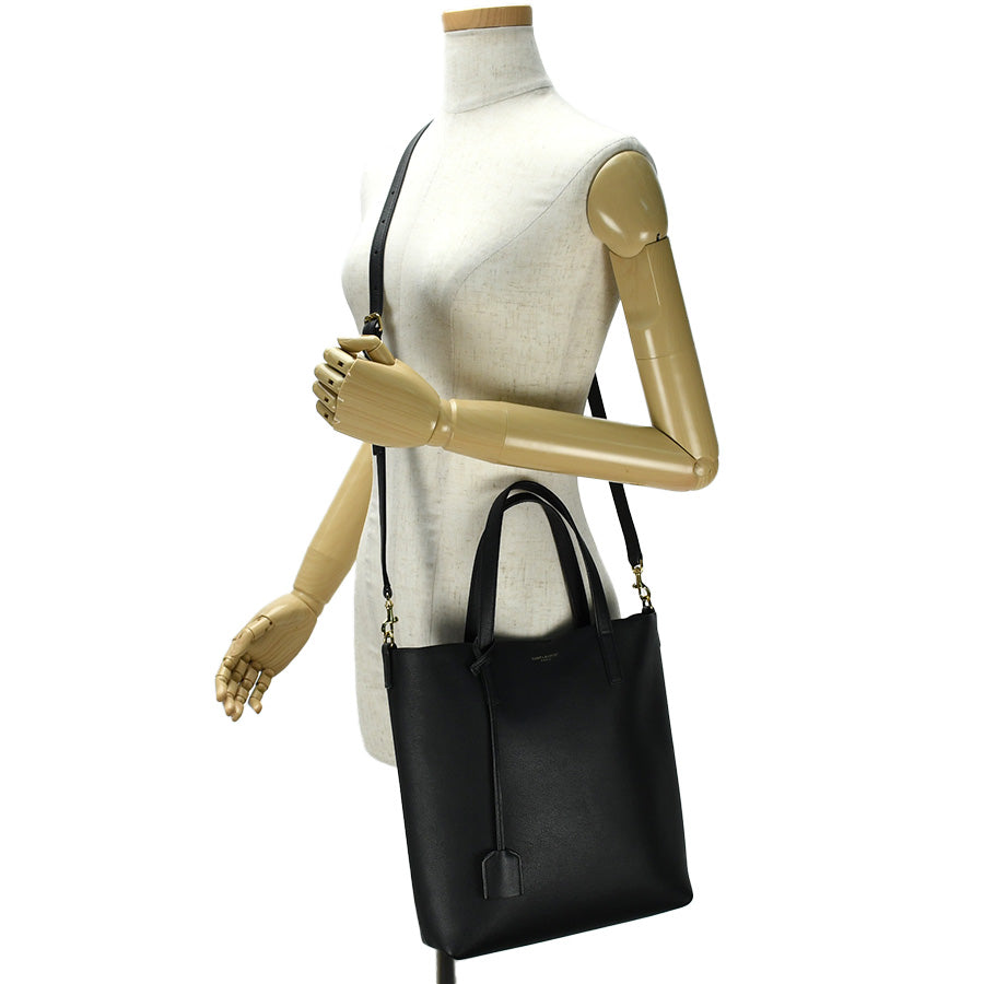Saint Laurent- Tote Bag 2way Handbag Crossbody Black