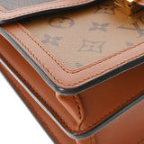 Louis Vuitton Monogram Reverse Dauphine MM Brown