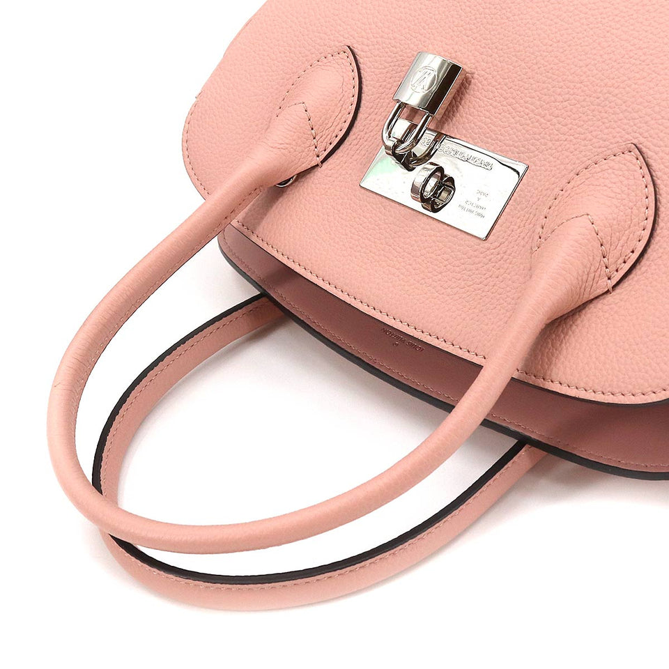 Louis Vuitton Mila PM Shoulder Bag Calf Leather Rose Poodle Pink