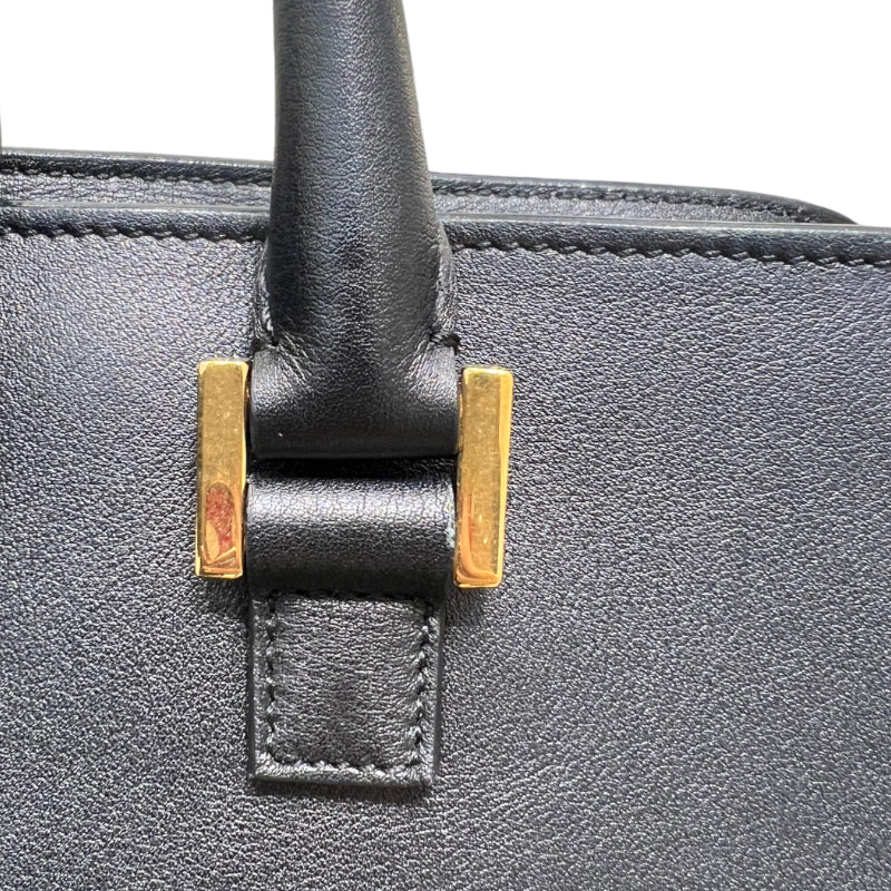 Saint Laurent- Small Cabas Black Leather Calf