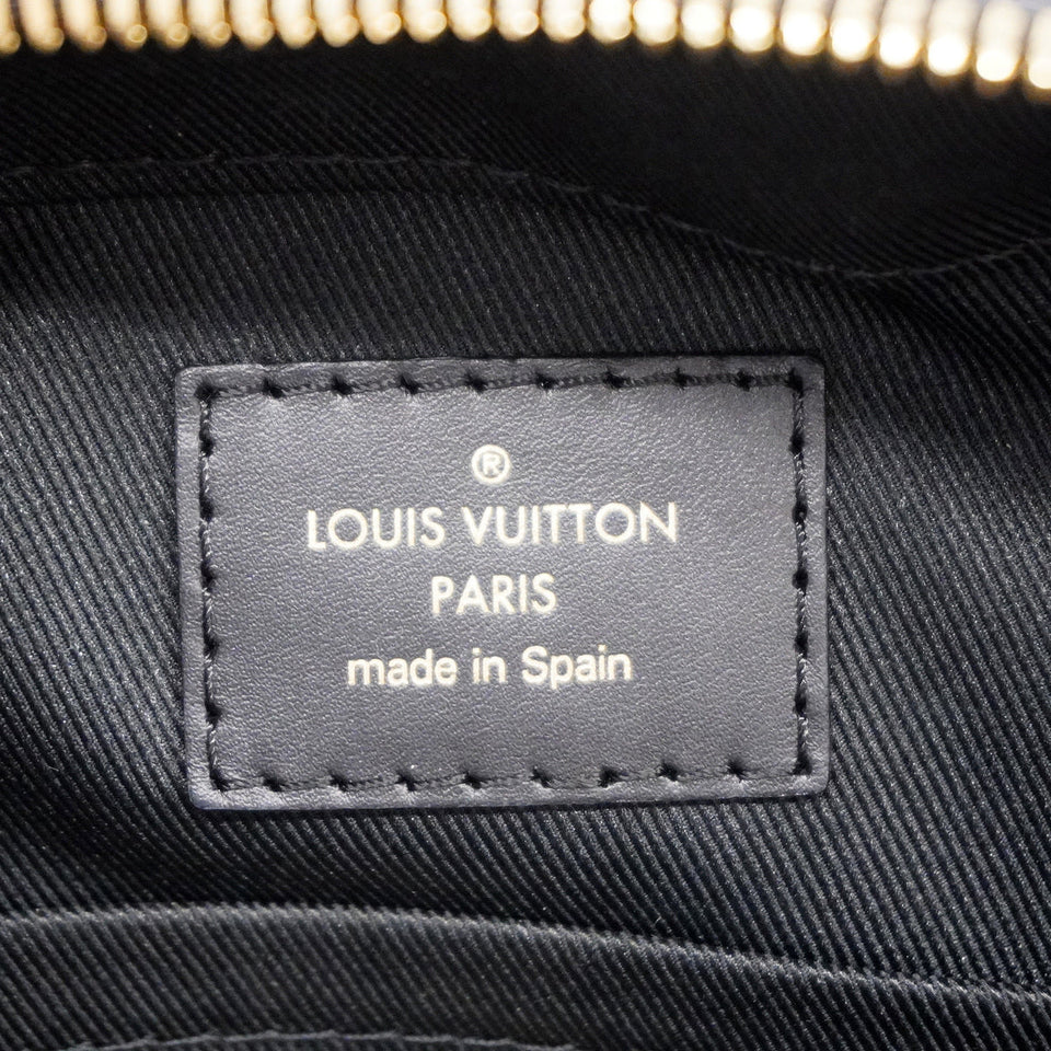 Louis Vuitton Shoulder Bag Damier Ebene Santa Monica Noir Black