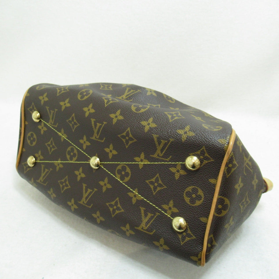 Louis Vuitton Tivoli PM Handbag Bag PVC Coated Canvas Monogram
