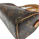 Louis Vuitton Nano Speedy  Monogram Leather Brown