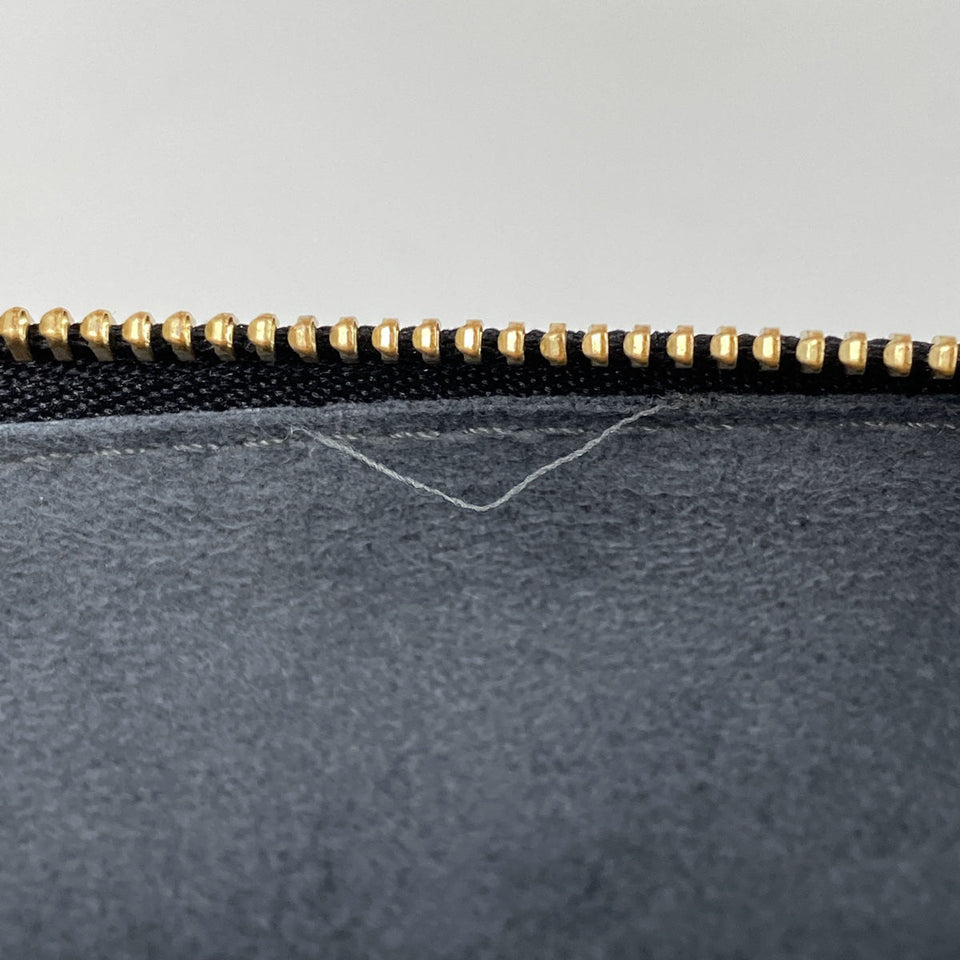 Louis Vuitton Pochette Accessoires Handbag Accessory Pouch Epi Noir