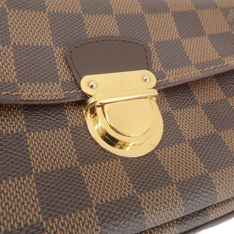 Louis Vuitton Damier Ravello GM Diagonal Shoulder Bag Damier Ebene
