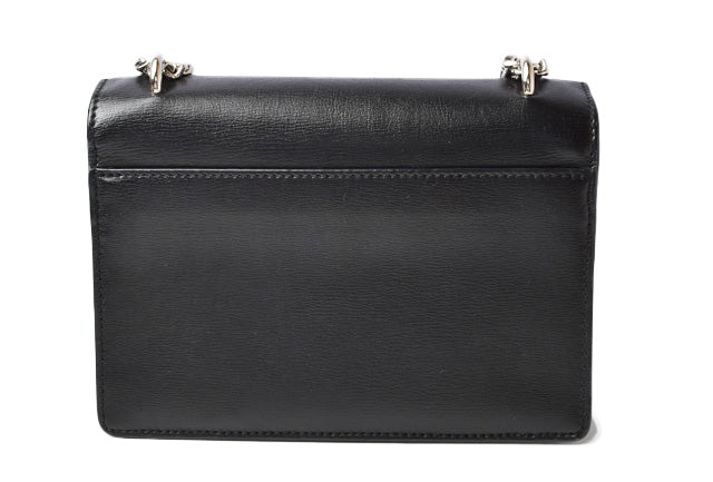 Saint Laurent- Paris Chain Shoulder Bag Sunset Leather Black