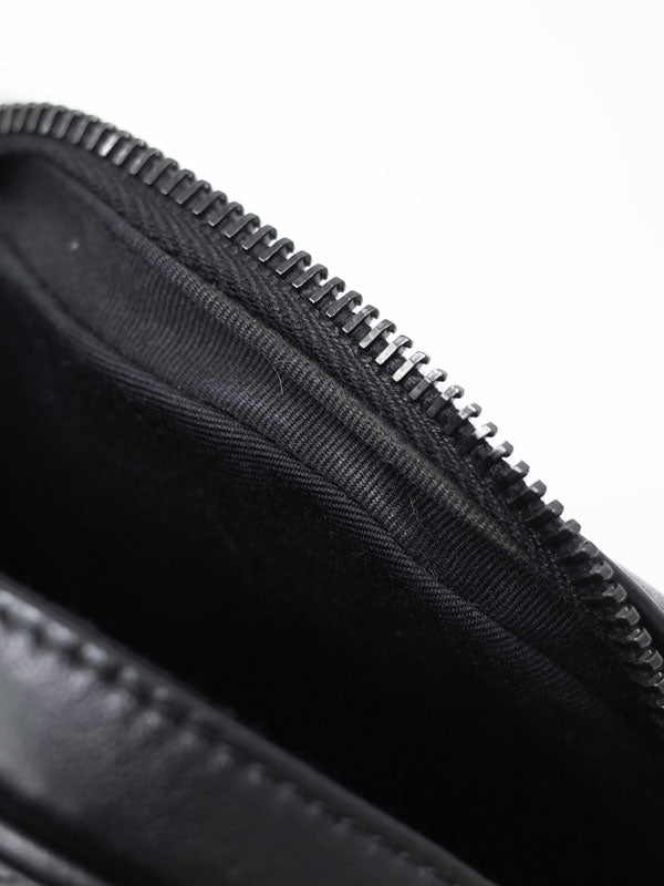 Saint Laurent- Paris Vinyl Chain Shoulder Bag Black