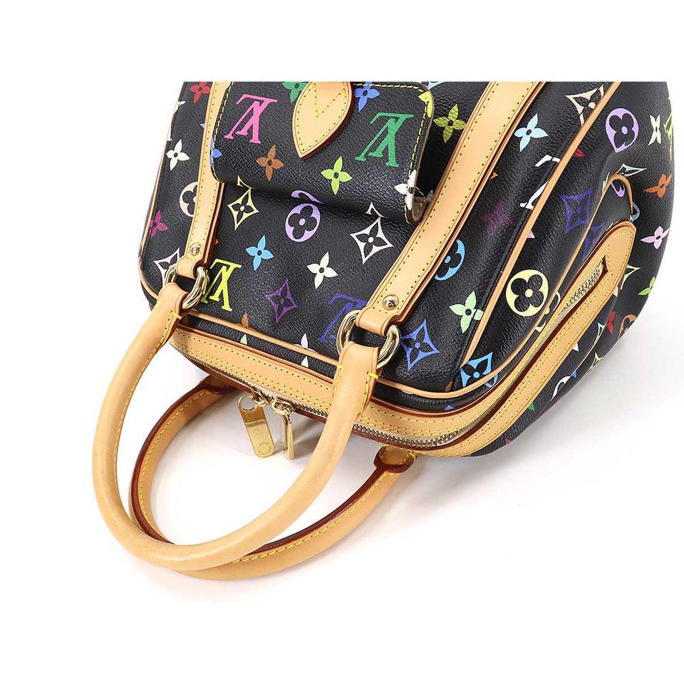 Louis Vuitton Monogram Multicolor Priscilla Hand Bag Noir
