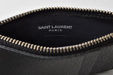 Saint Laurent- Paris Coin Case Card Case Neck Strap Leather Black