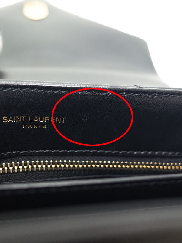 Saint Laurent- Monogram Toy Bag Shoulder Bag Black