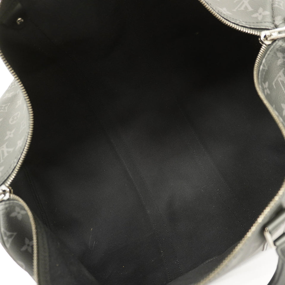 Louis Vuitton Boston Bag Monogram Eclipse Keepall Bandouliere 55