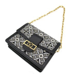 Louis Vuitton Dauphine MM Shoulder Bag Leather Monogram Black