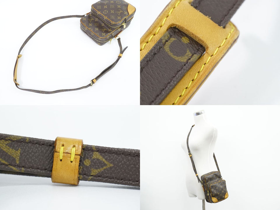 Louis Vuitton LV Monogram Shoulder Bag Pochette Brown