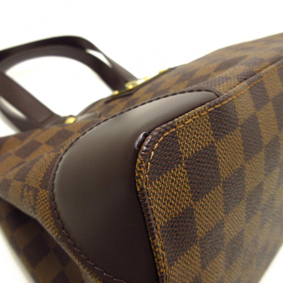 Louis Vuitton Hampstead PM Handbag Ebene Damier Canvas