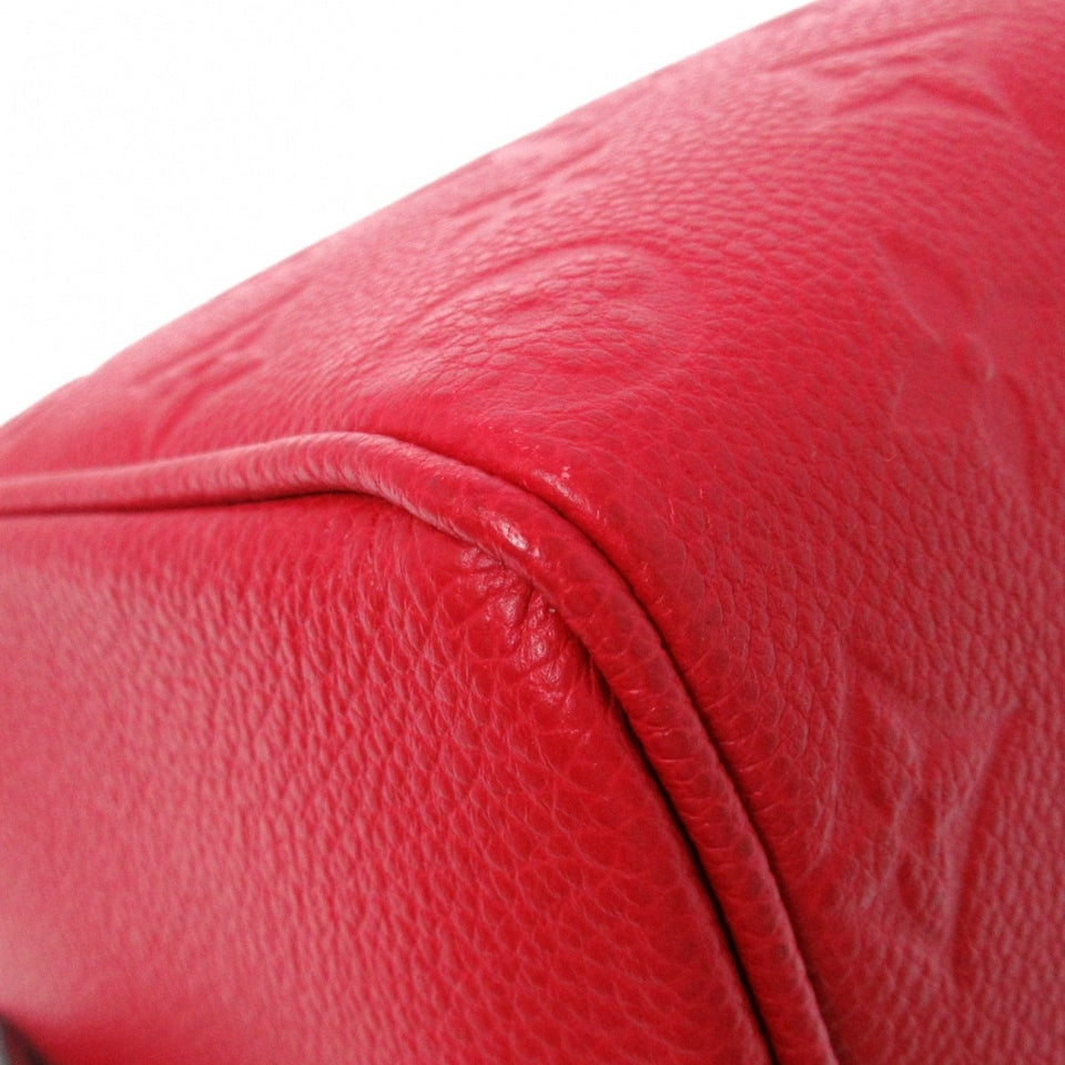 Louis Vuitton Speedy Bandouliere 25 NM Handbag Cerise Smooth Leather