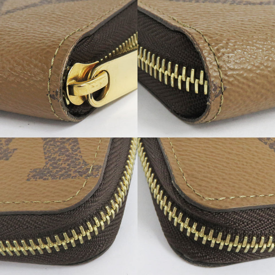 Louis Vuitton Monogram Giant Reverse Zippy Wallet Long