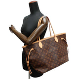 Louis Vuitton Tote Bag Monogram Neverfull MM With Pouch