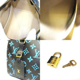 Louis Vuitton Colored Monogram Speedy Amazon PM Blue Black