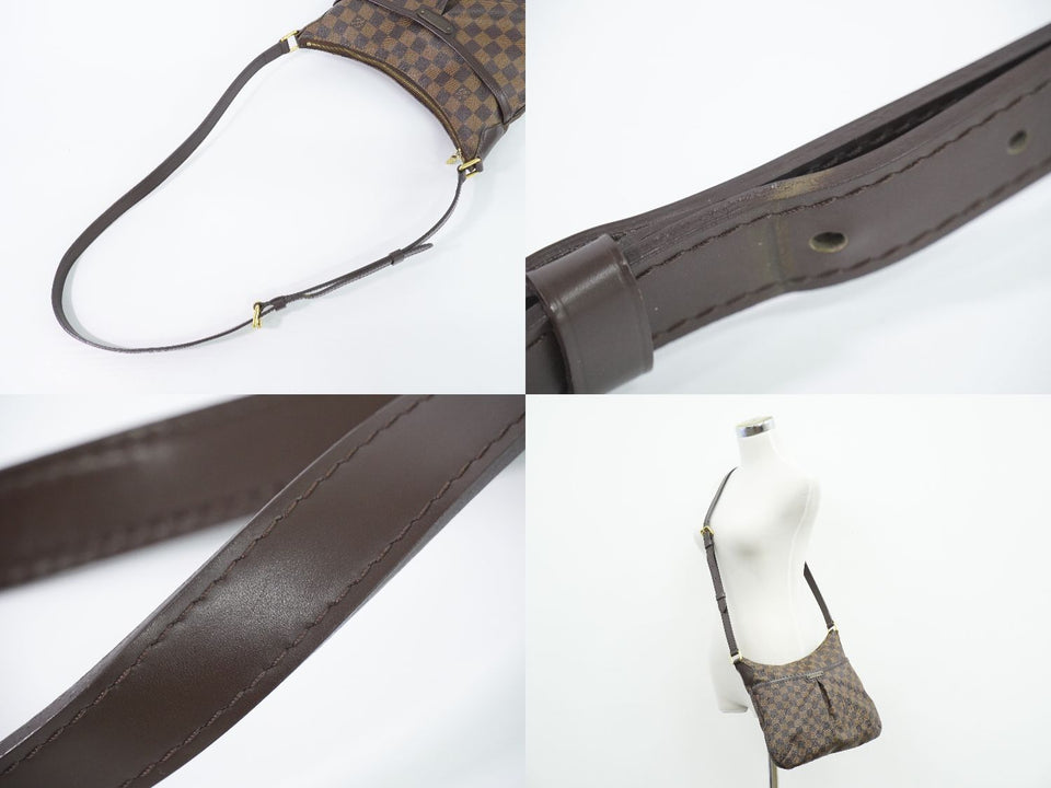 Louis Vuitton Bloomsbury PM Damier Ebene Shoulder Bag Brown