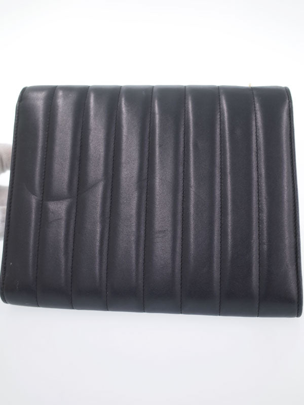Saint Laurent- Paris Viki Chain Shoulder Bag Black