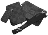 Louis Vuitton Damier Graphite 3D Messenger Shoulder Crossbody Bag