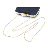 Louis Vuitton Monogram Motard Minaudière Chain Shoulder Clutch Bag Noir Black