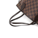 Louis Vuitton Damier Neverfull PM Tote Bag Ebene Brown
