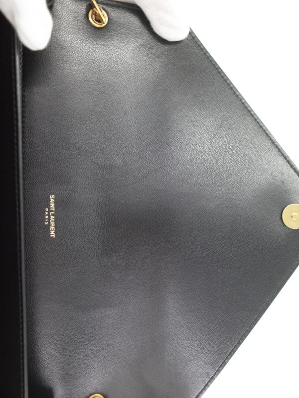 Saint Laurent- Paris Satchel Gabby Shoulder Bag Black