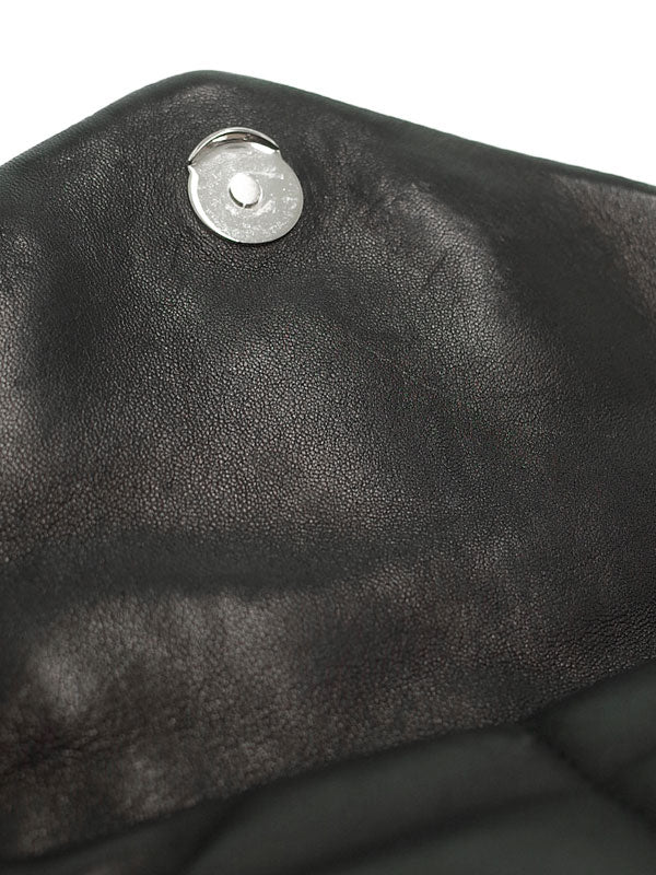 Saint Laurent- Paris Monogram Chain Shoulder Bag Black