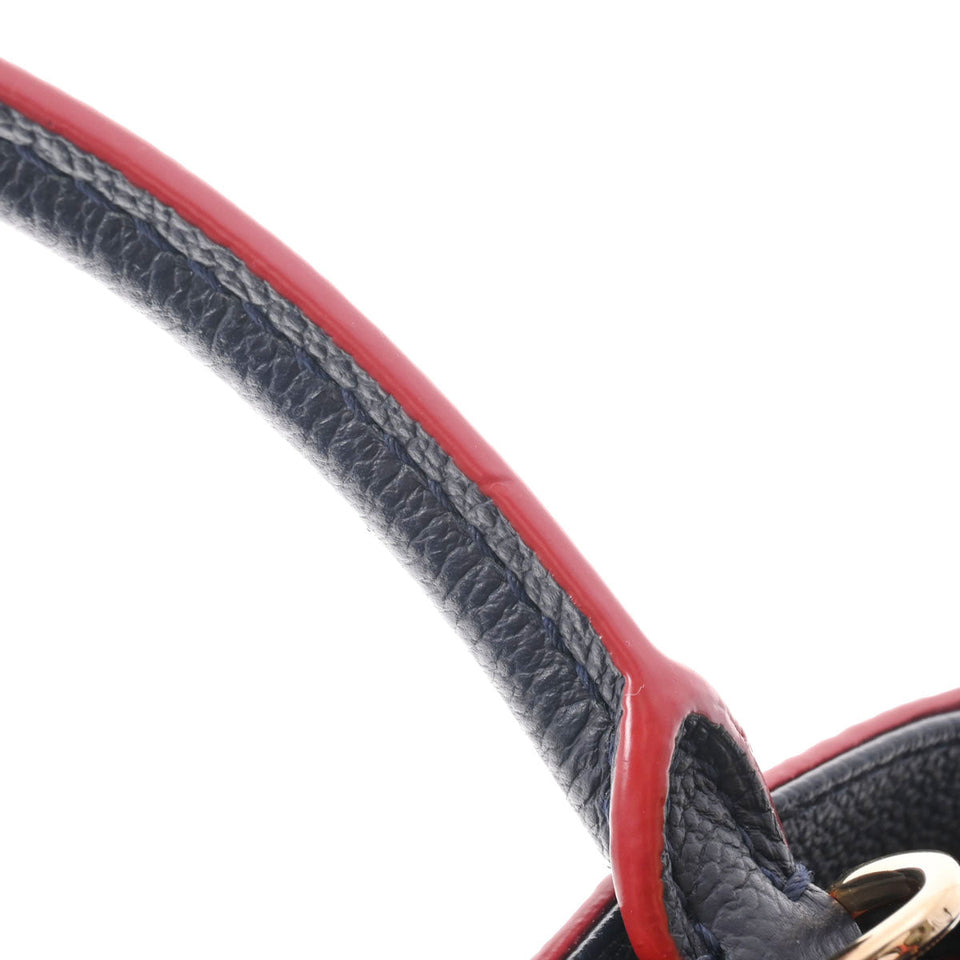 Louis Vuitton Monogram Empreinte Montaigne BB Marine Rouge