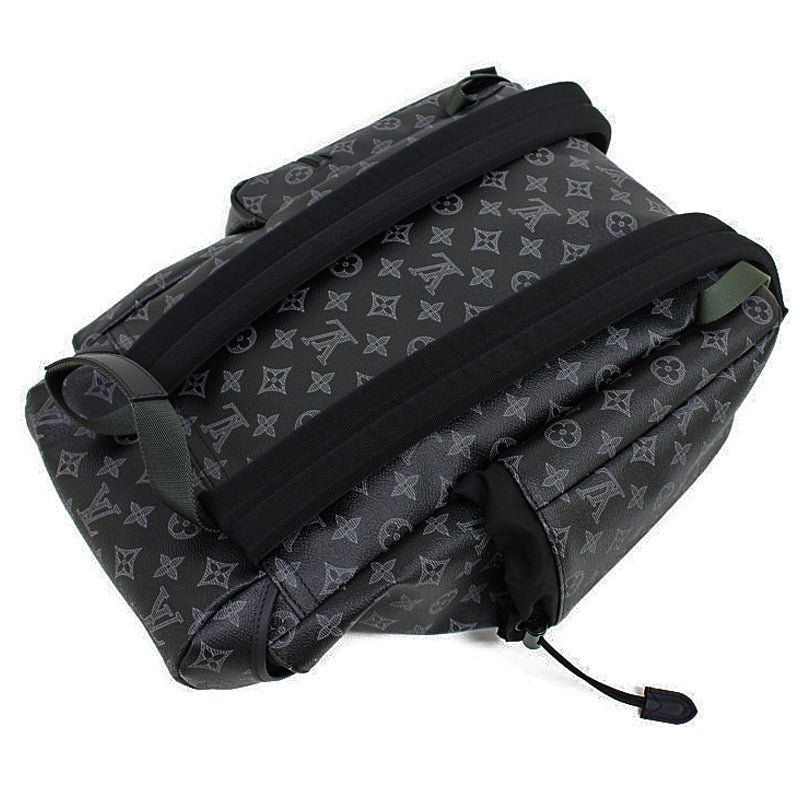 Louis Vuitton Monogram Eclipse Discovery Rucksack Daypack Backpack Black