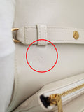 Saint Laurent- Paris Monogram Angie Shoulder Bag Beige Black