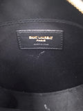 Saint Laurent- Paris Vinyl Chain Shoulder Bag Black
