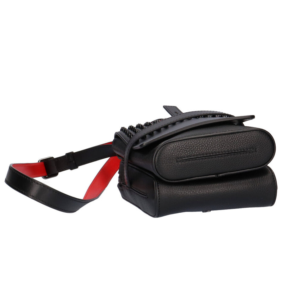 Christian Louboutin Shoulder Bag Leather Black