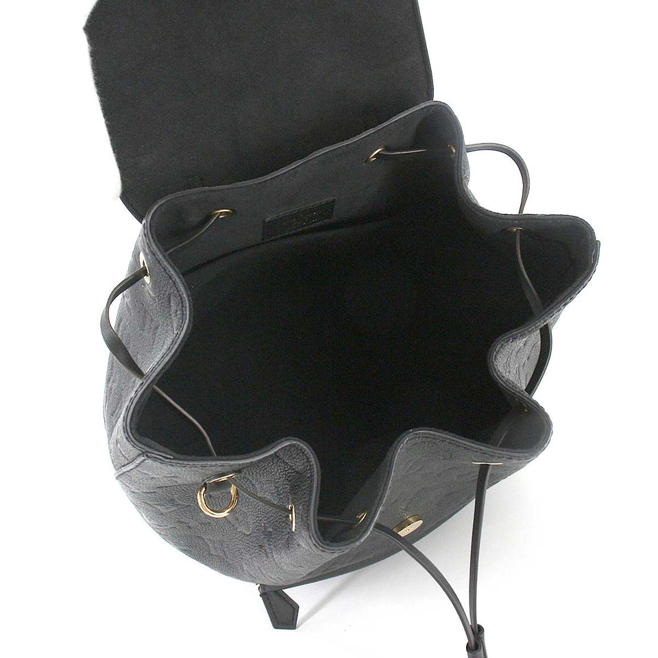 Louis Vuitton Monogram Emplant Montsouris PM Backpack Leather