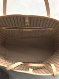 Louis Vuitton Neverfull MM Monogram Brown Tote Bag PVC