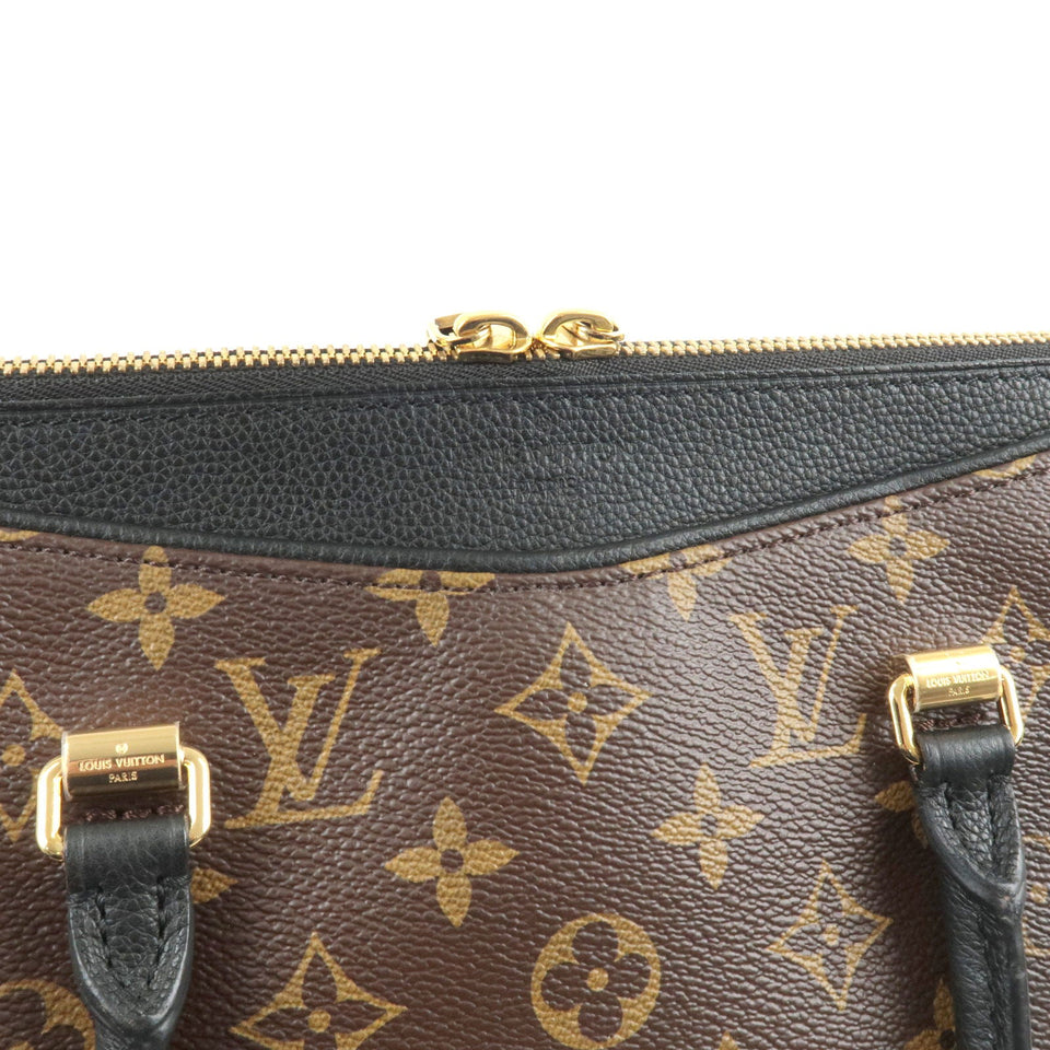 Louis Vuitton Monogram Pallas Handbag Shoulder Bag Noir