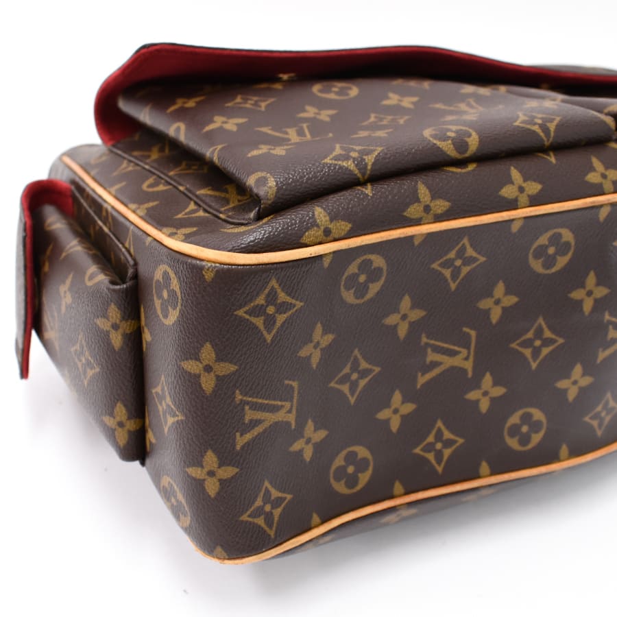 Louis Vuitton Multiple Cite Monogram Canvas Leather Shoulder Bag