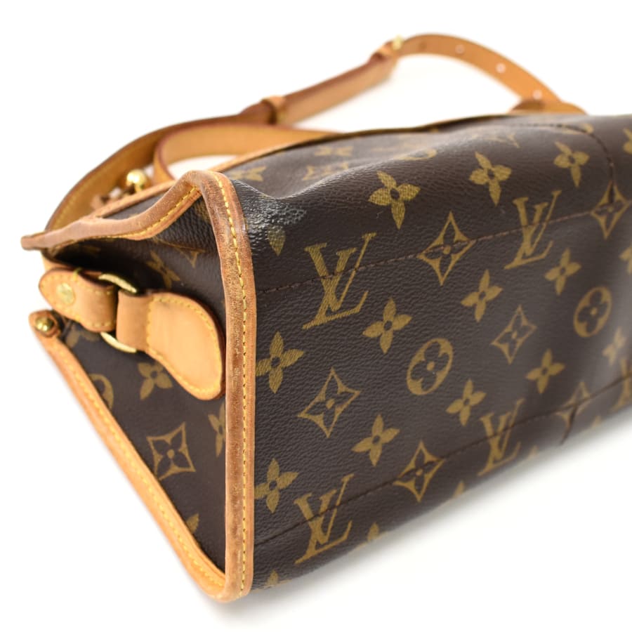 Louis Vuitton Popincourt Monogram Canvas Leather Shoulder Bag