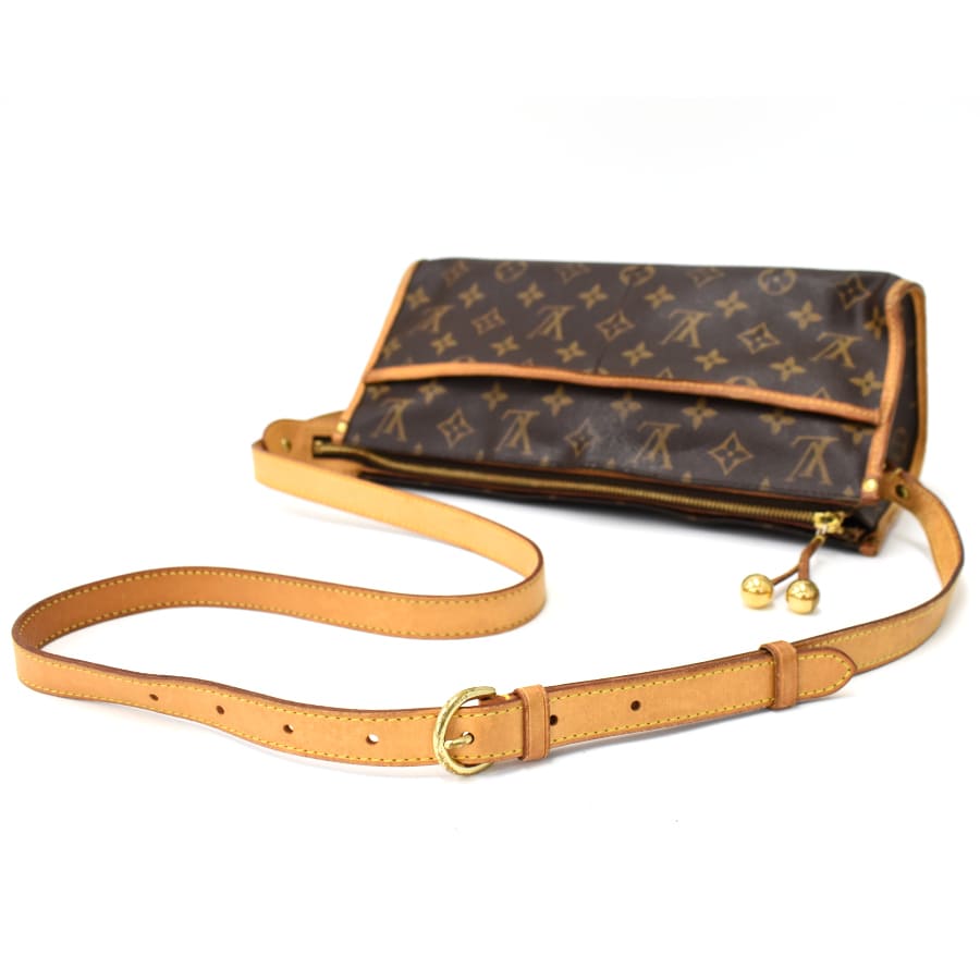 Louis Vuitton Popincourt Monogram Canvas Leather Shoulder Bag