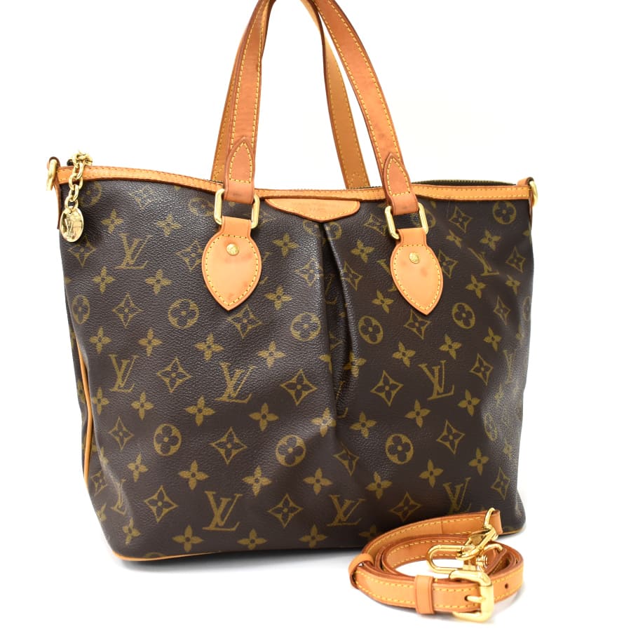 Louis Vuitton Palermo PM Monogram Canvas Leather Handbag