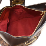 Louis Vuitton Sistina MM Damier Ebene Canvas Leather  Shoulder Bag