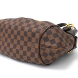Louis Vuitton Sistina PM Damier Ebene Canvas Leather Handbag