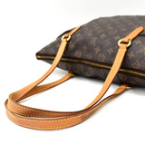 Louis Vuitton Totally MM  Monogram Canvas  Leather Shoulder Bag