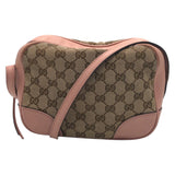 Gucci Shoulder Bag 449413 GG canvas Pink Beige Brown GG pattern