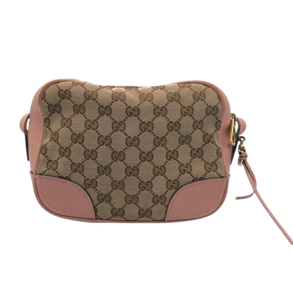 Gucci Shoulder Bag 449413 GG canvas Pink Beige Brown GG pattern