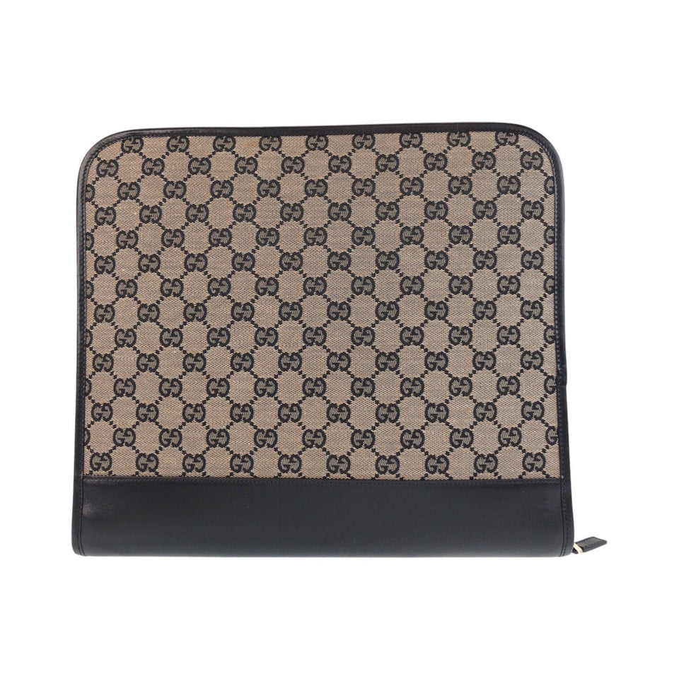 Gucci Business bag 019 0434 GG canvas beige black black
